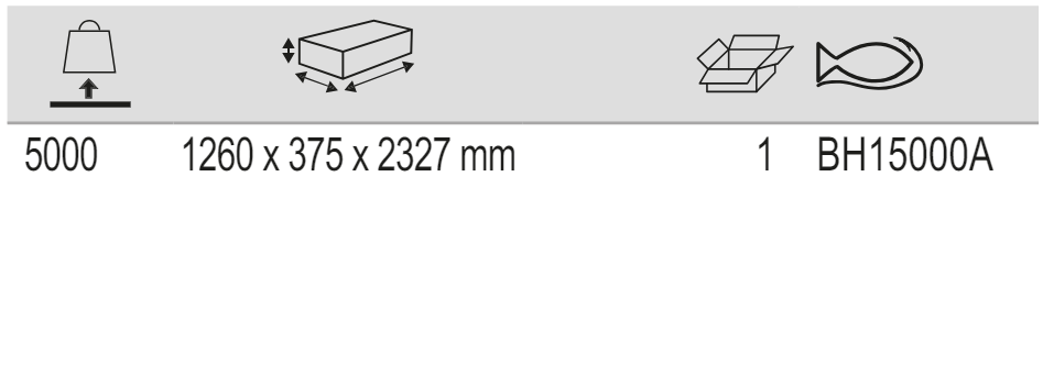 BAHCO BH15000A Lifting Equipment Extra Long 1260 x 375 x 2327 mm - Premium Lifting Equipment from BAHCO - Shop now at Yew Aik.
