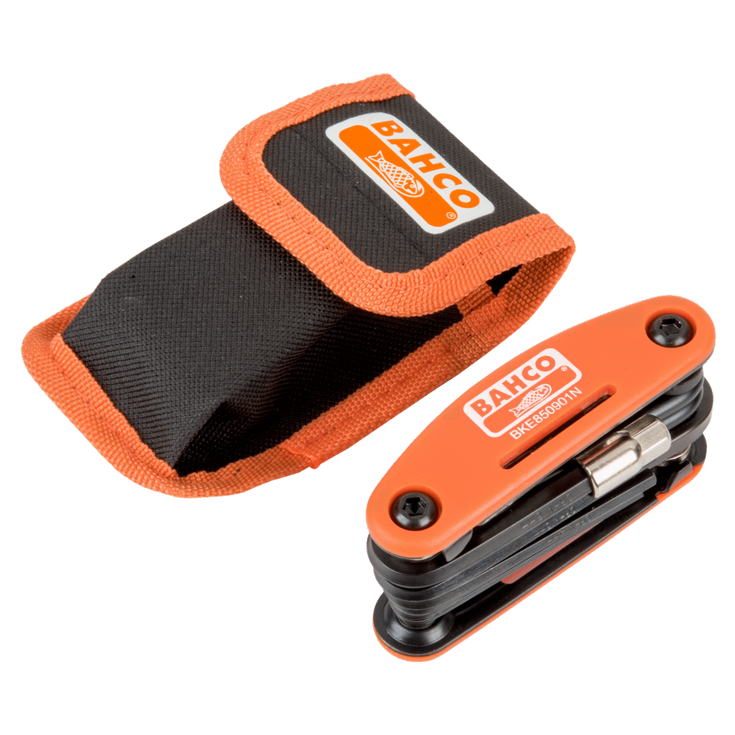 BAHCO BKE850901N Mixed Bicycle Folding Multitool Set With Pouch - Premium Multitool from BAHCO - Shop now at Yew Aik.