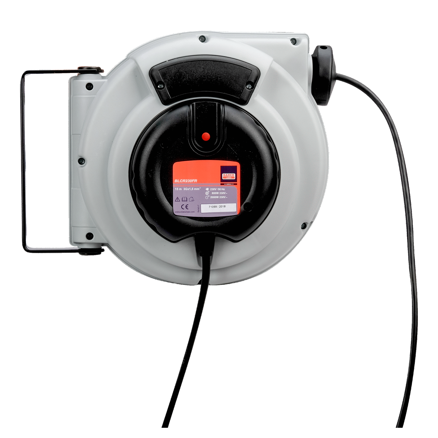 BAHCO BLCR230 2-Phase 230 VAC Cable Reel without Lamp - Premium Cable Reel from BAHCO - Shop now at Yew Aik.