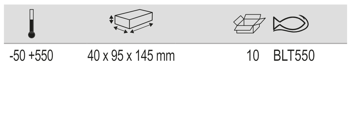 BAHCO BLT550 Laser Thermometer (BAHCO Tools) - Premium Laser Thermometer from BAHCO - Shop now at Yew Aik.