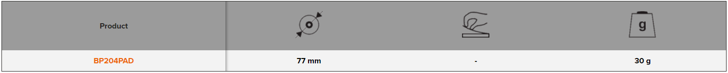 BAHCO BP204PAD Sander Pad for BP204 Pistol-Grip Sander - Premium Sander Pad from BAHCO - Shop now at Yew Aik.