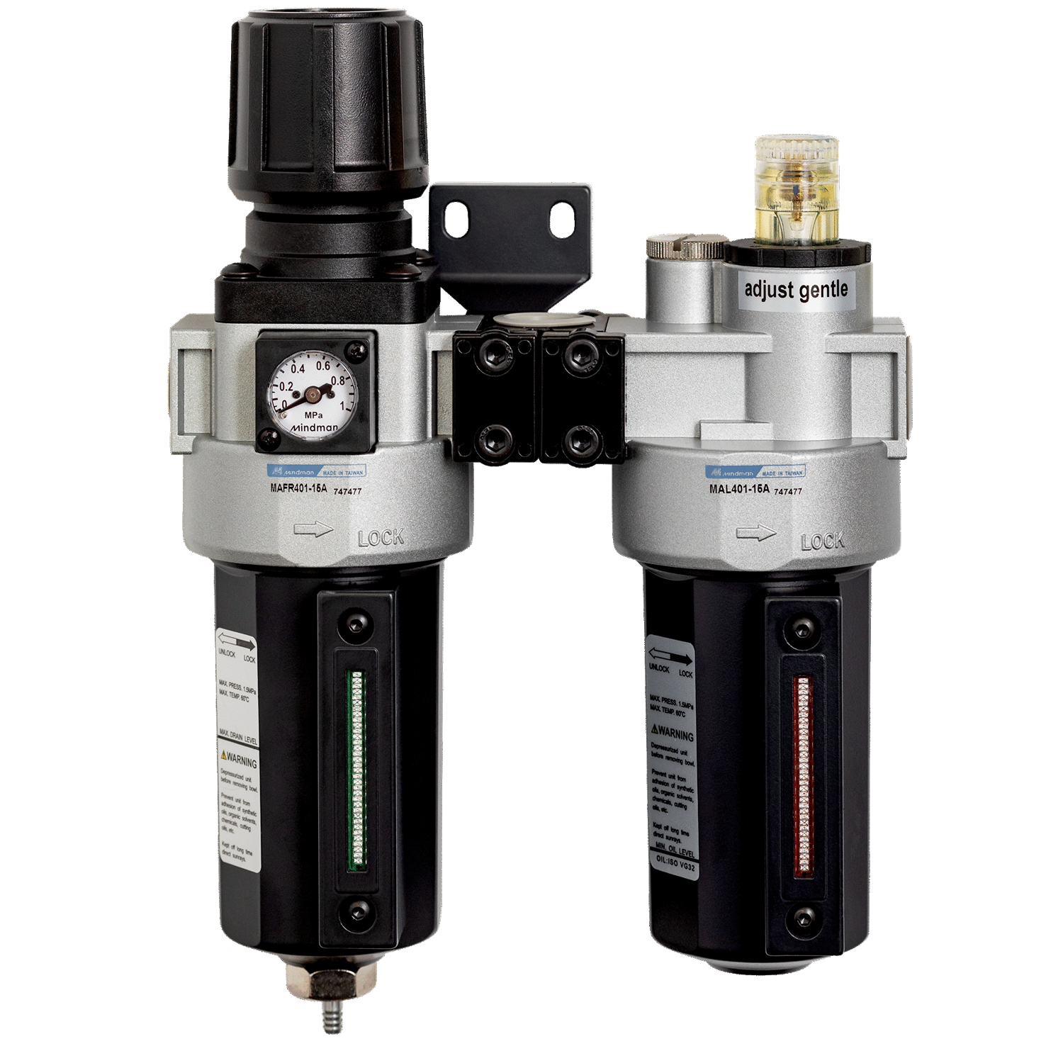 BAHCO BP255T 1/2” Filter Regulator Type T Clean Dry Air Outlet - Premium Filter Regulator from BAHCO - Shop now at Yew Aik.