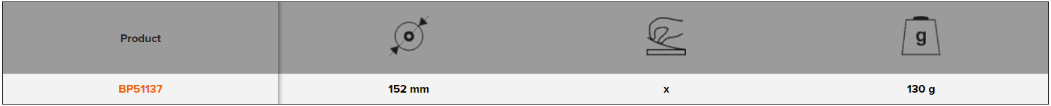 BAHCO BP51137 Orbital Sander Pad with Velcro Pad (BAHCO Tools) - Premium Sander Pad from BAHCO - Shop now at Yew Aik.