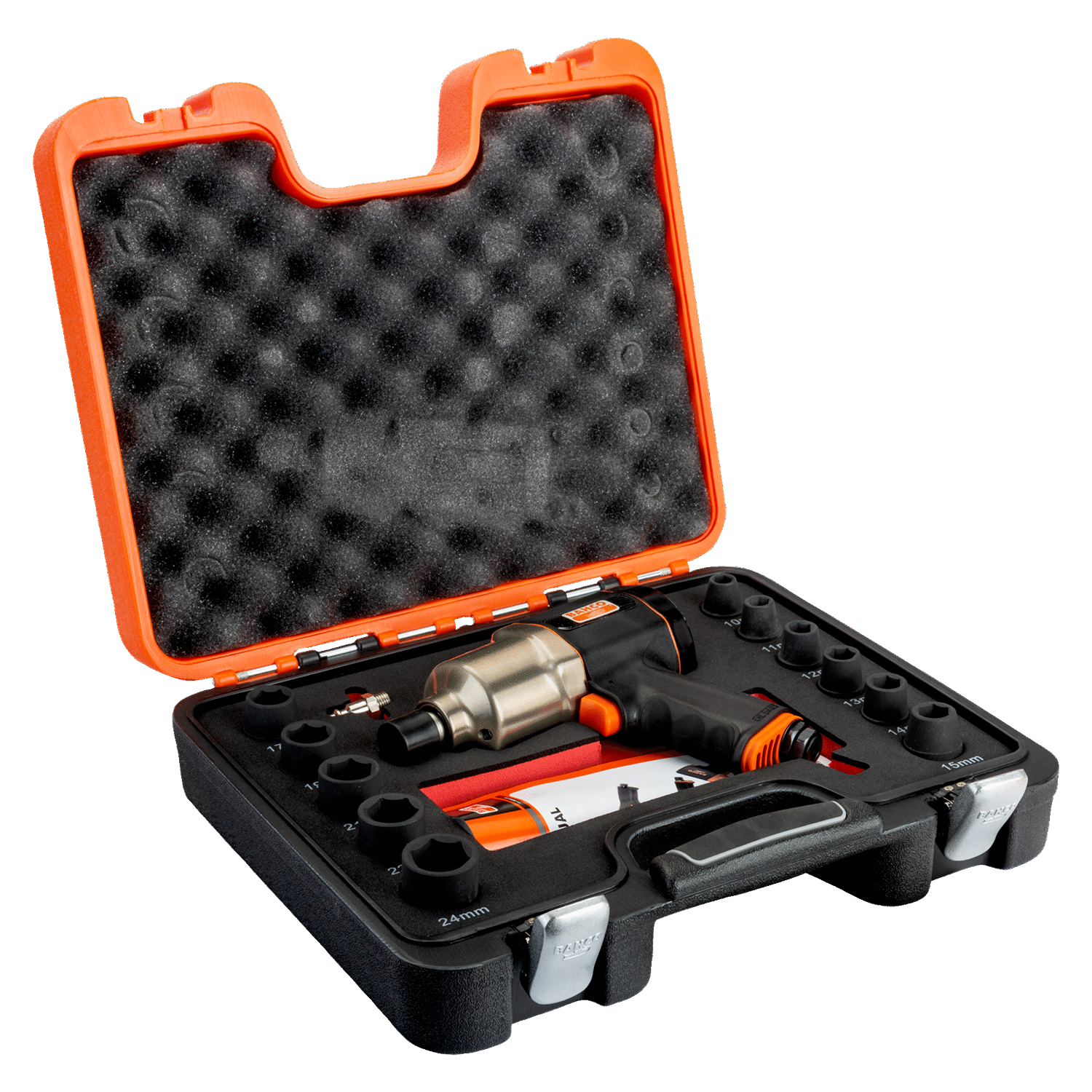BAHCO BP815K1 1/2" Impact Wrench Kit - 13 Pcs (BAHCO Tools) - Premium 1/2" Impact Wrench Kit from BAHCO - Shop now at Yew Aik.