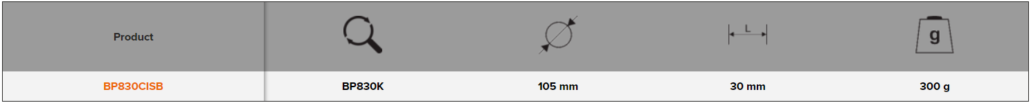 BAHCO BP830CISB Coarse Inclined Steel Bristles (BAHCO Tools) - Premium Steel Bristles from BAHCO - Shop now at Yew Aik.