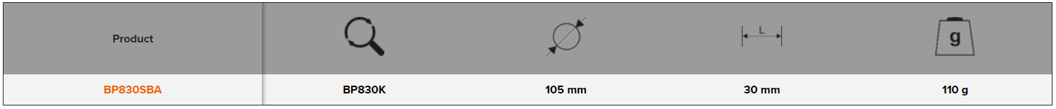 BAHCO BP830SBA Straight Bristles Adaptor (BAHCO Tools) - Premium Bristles Adaptor from BAHCO - Shop now at Yew Aik.