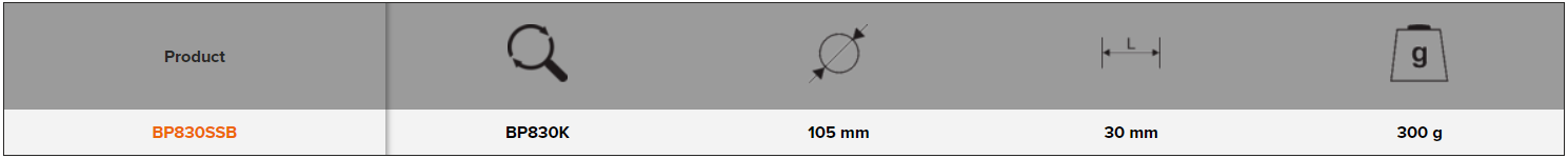 BAHCO BP830SSB Straight Steel Bristles (BAHCO Tools) - Premium Steel Bristles from BAHCO - Shop now at Yew Aik.