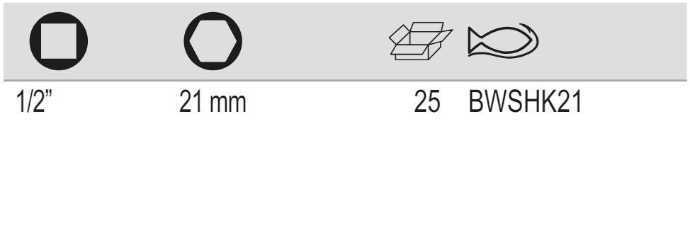 BAHCO BWSHK21 21 mm Anti-Theft Impact Socket For Hyundai - Premium Impact Socket from BAHCO - Shop now at Yew Aik.