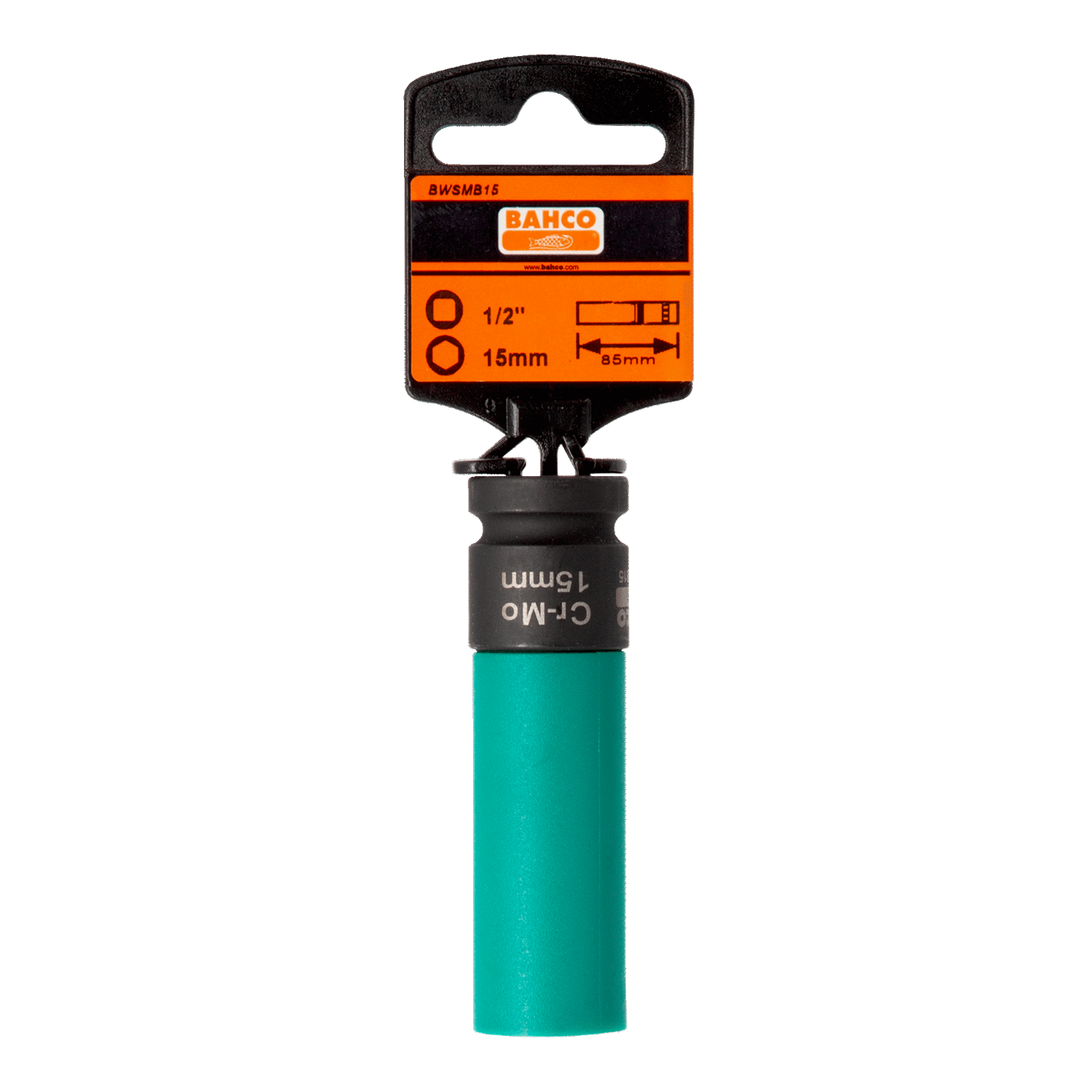 BAHCO BWSMB15 15 mm Impact Wheel Socket (BAHCO Tools) - Premium Impact Wheel Socket from BAHCO - Shop now at Yew Aik.