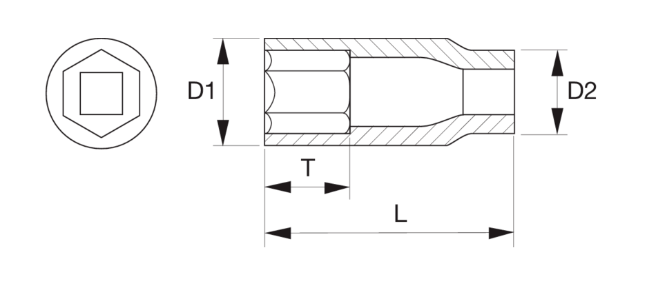 BAHCO BWSMB15 15 mm Impact Wheel Socket (BAHCO Tools) - Premium Impact Wheel Socket from BAHCO - Shop now at Yew Aik.