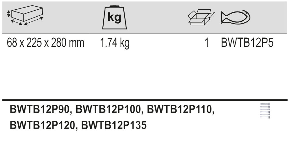 BAHCO BWTB12P5 1/2” Drive Set of 5 Torsion Bars (BAHCO Tools) - Premium 1/2” Drive Set from BAHCO - Shop now at Yew Aik.