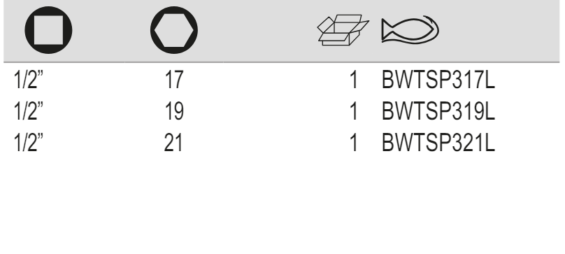 BAHCO BWTS317L-BWTSP321L 1/2” Deep Twist Socket 150 mm Long - Premium 1/2” Deep Twist Socket from BAHCO - Shop now at Yew Aik.