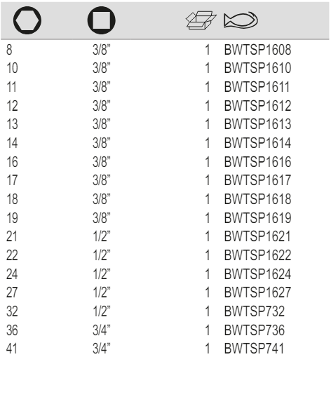 BAHCO BWTSP Twist Socket for Removing Damaged Nuts and Bolts - Premium Twist Socket from BAHCO - Shop now at Yew Aik.