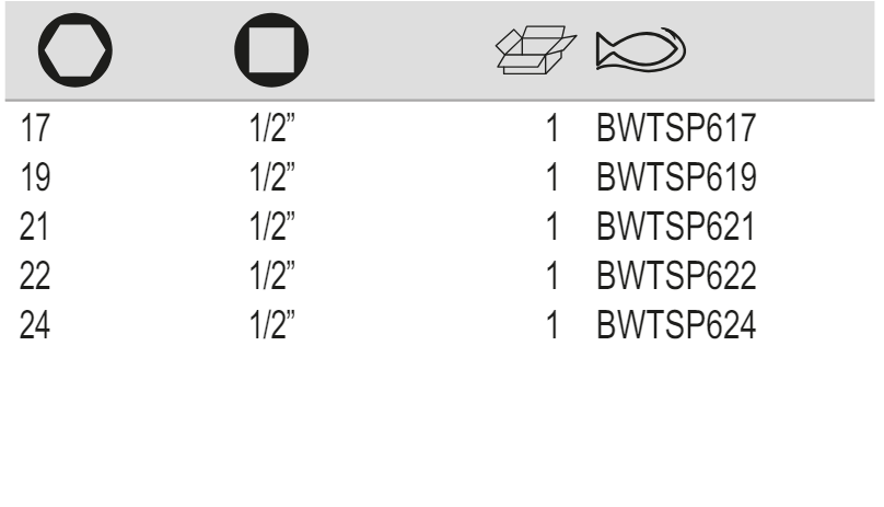 BAHCO BWTSP617-BWTSP624 Deep Twist Socket (BAHCO Tools) - Premium Deep Twist Socket from BAHCO - Shop now at Yew Aik.