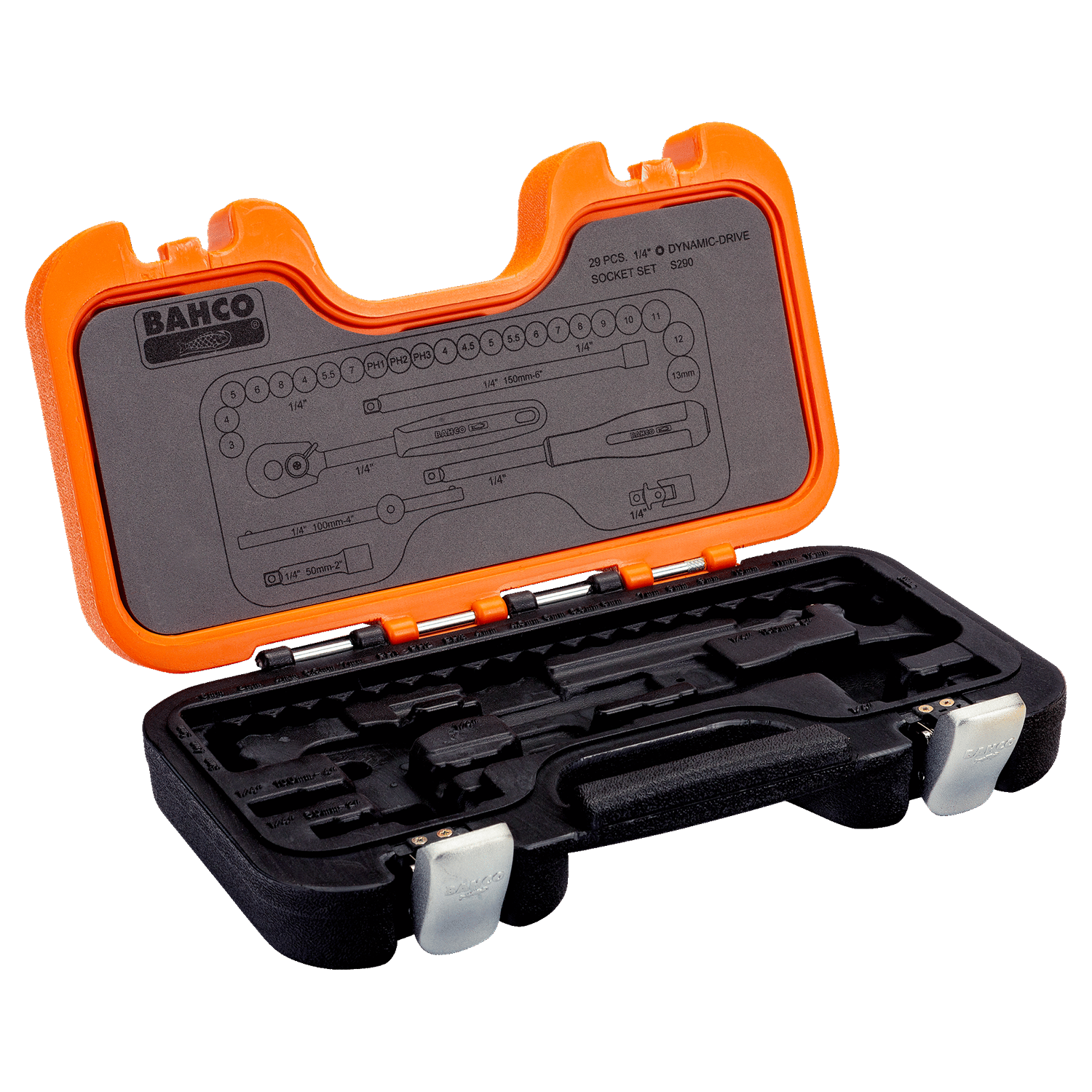 BAHCO -CASE Tool Empty Case with Divider Socket Set (BAHCO Tools) - Premium Tool Empty Case from BAHCO - Shop now at Yew Aik.