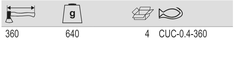 BAHCO CUC Camping Axe with Composite Handle (BAHCO Tools) - Premium Camping Axe from BAHCO - Shop now at Yew Aik.