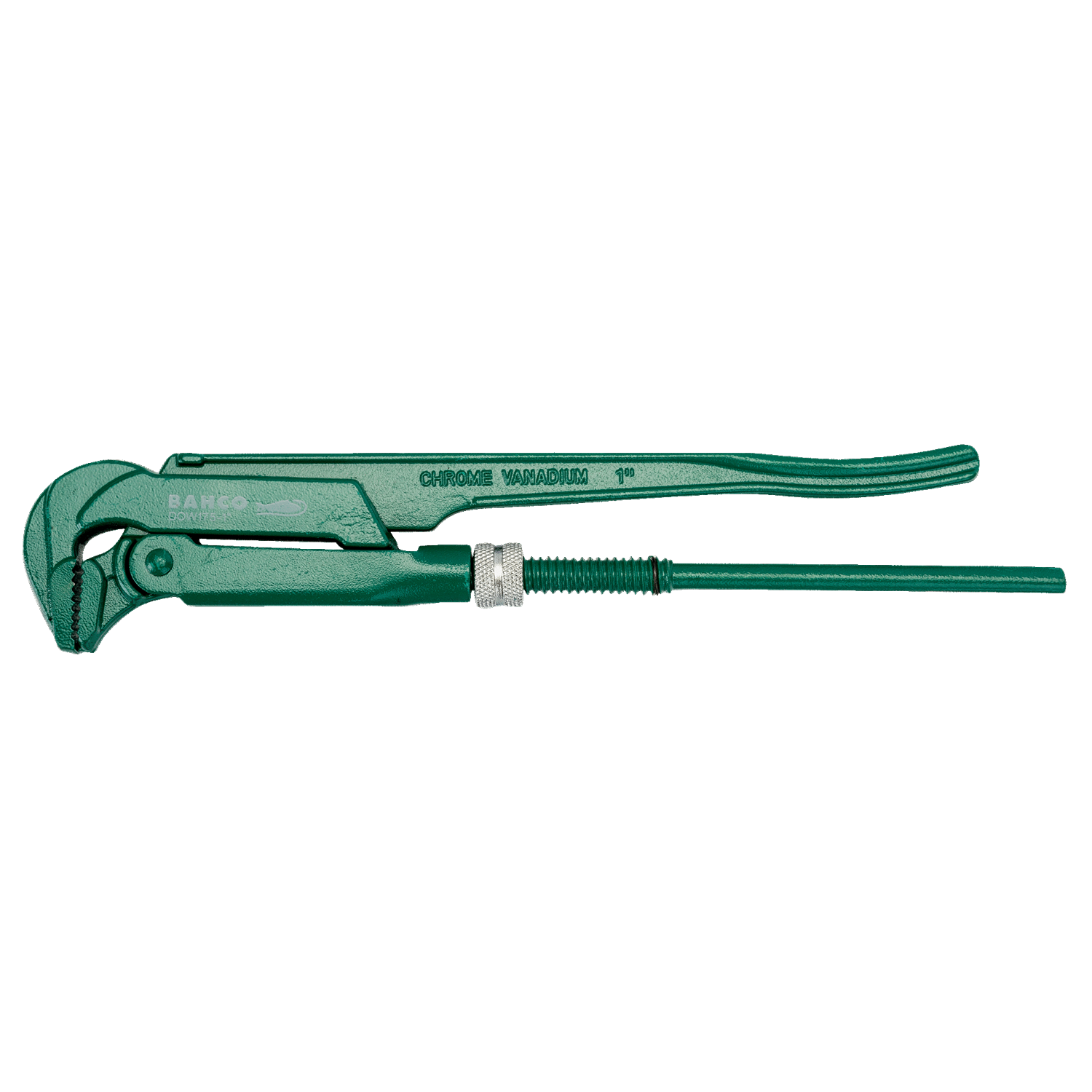 BAHCO DOW175 Swedish Model 90° Pipe Wrench Green Powder Coat - Premium Pipe Wrench from BAHCO - Shop now at Yew Aik.