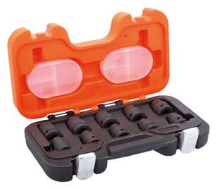 BAHCO D/S10 1/2" Square Drive Impact Socket Set - 10 pcs - Premium Impact Socket Set from BAHCO - Shop now at Yew Aik.