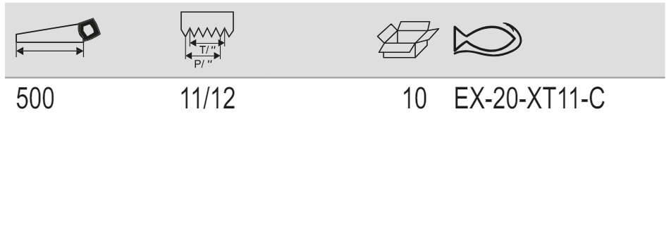BAHCO EX-20-XT11-C Superior Sabre Sawblade for Fine Thick - Premium Sabre Sawblade from BAHCO - Shop now at Yew Aik.