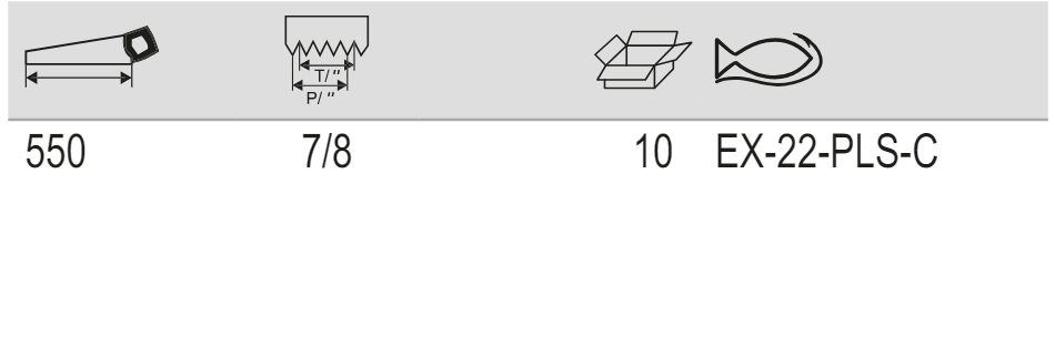 BAHCO EX-22-PLS-C Superior Sabre Sawblade for Boards - 7"/8" - Premium Sabre Sawblade from BAHCO - Shop now at Yew Aik.