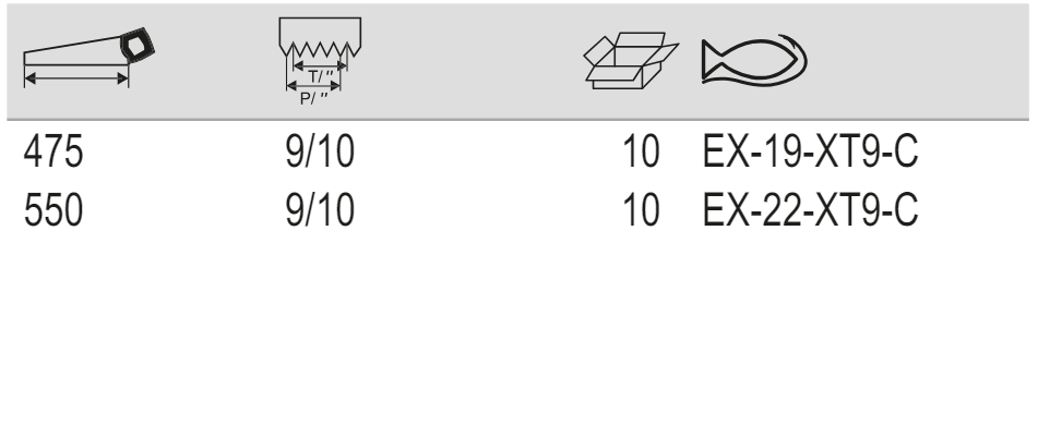 BAHCO EX-XT9 Superior Sabre Sawblade for Medium to Thick Material - Premium Sabre Sawblade from BAHCO - Shop now at Yew Aik.