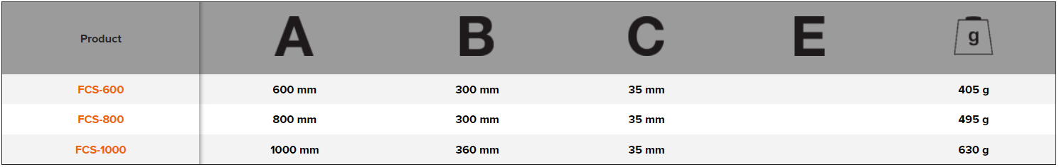 BAHCO FCS-600/FCS-1000 Flat Carpenter Square with Steel Blade - Premium Carpenter Square from BAHCO - Shop now at Yew Aik.