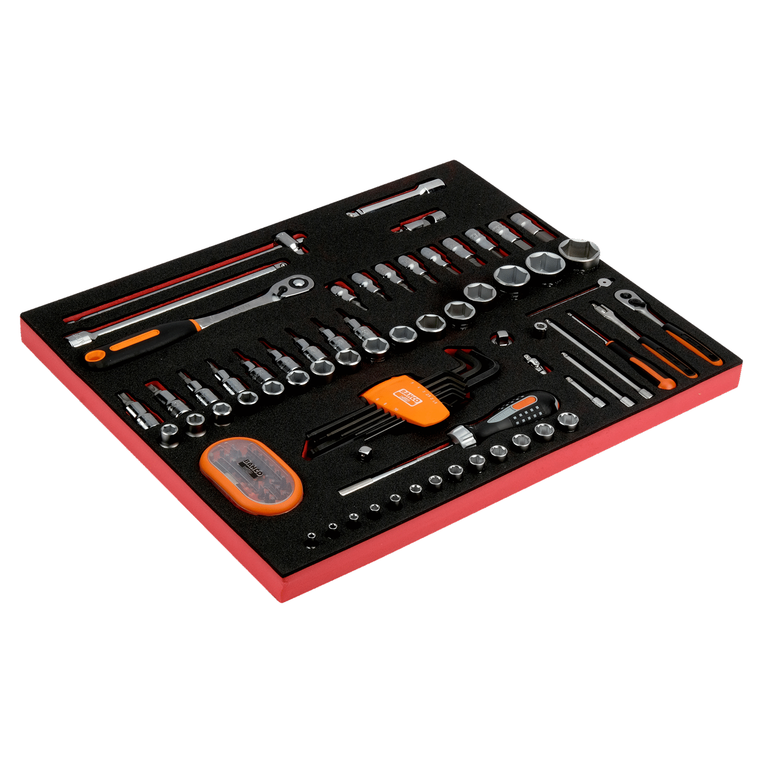 BAHCO FF1A051 Fit&Go 3/3 Foam Ratcheting Screwdriver and Bit Set - Premium Ratcheting Screwdriver and Bit Set from BAHCO - Shop now at Yew Aik.
