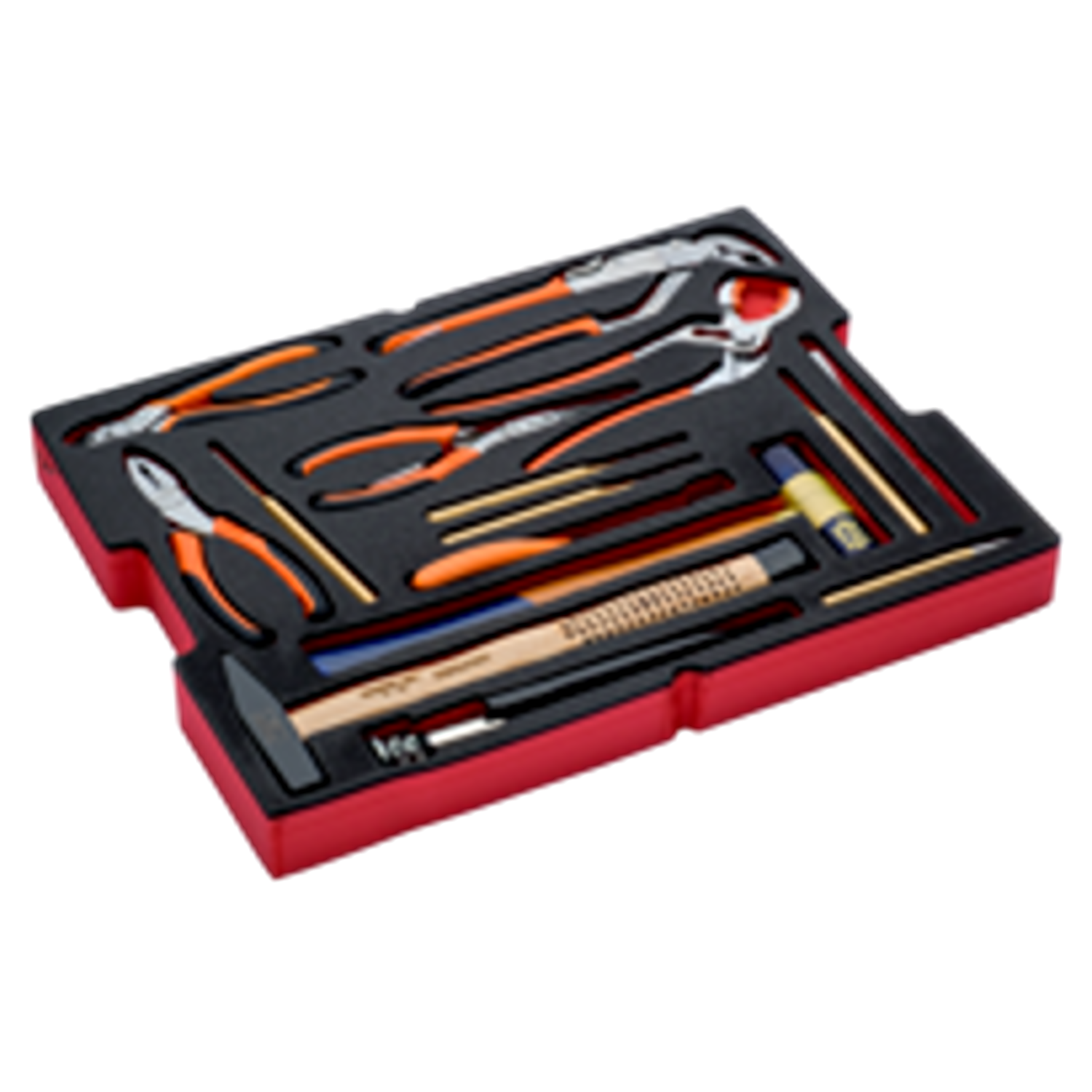 BAHCO FF1A10 Fit&Go 3/3 Foam Screwdriver and Measuring Toolset - Premium Screwdriver and Measuring Toolset from BAHCO - Shop now at Yew Aik.