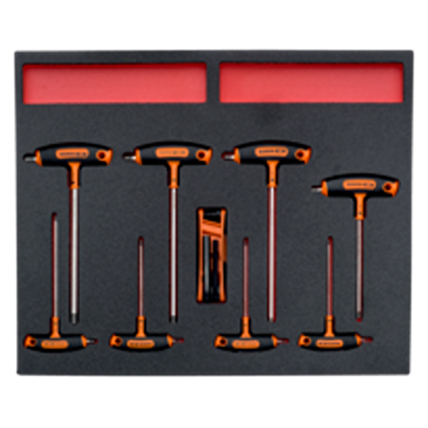 BAHCO FF1A1004 Fit&Go 3/3 Foam Inlay T-Handle & Screwdriver Set - Premium Screwdriver Set from BAHCO - Shop now at Yew Aik.