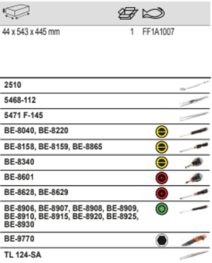 BAHCO FF1A1007 Fit&Go 3/3 Foam L-Key/ Screwdriver Bit Set 63 Pcs - Premium Screwdriver Bit Set from BAHCO - Shop now at Yew Aik.
