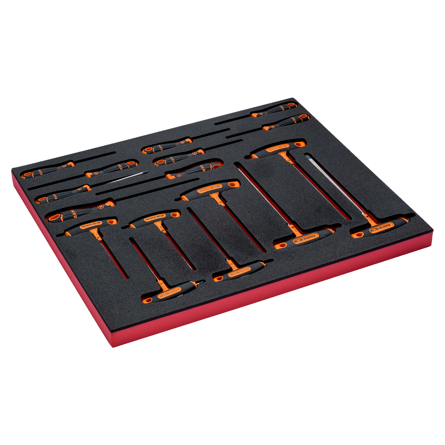 BAHCO FF1A133 Fit&Go 3/3 Foam Inlay Screwdriver Set - 17 Pcs - Premium Screwdriver Set from BAHCO - Shop now at Yew Aik.