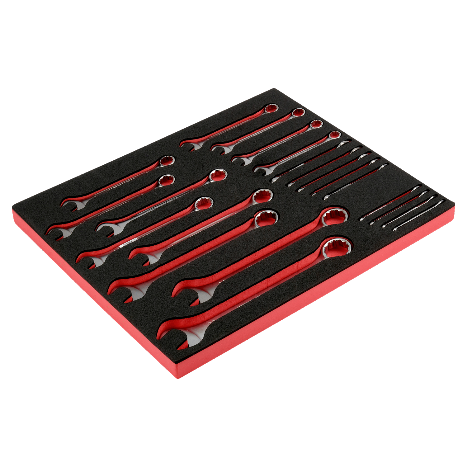 BAHCO FF1A134 Fit&Go 3/3 Foam Inlay Combination Wrench Set 16 Pcs - Premium Combination Wrench Set from BAHCO - Shop now at Yew Aik.