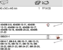 BAHCO FF1A135 Fit&Go 3/3 Foam Wrench and Screwdriver Bit Set - Premium Wrench and Screwdriver Bit Set from BAHCO - Shop now at Yew Aik.