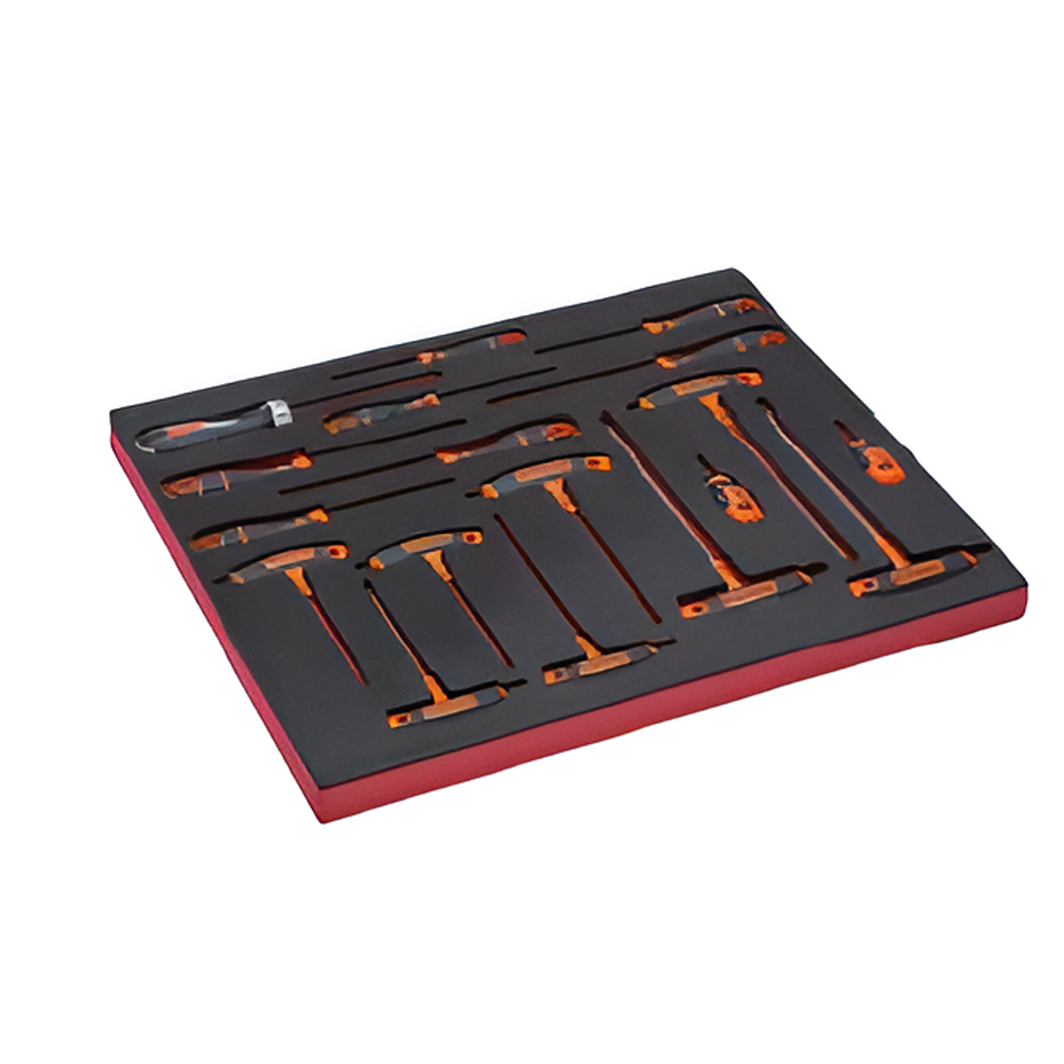 BAHCO FF1A139 Fit&Go 3/3 Foam Inlay Screwdriver Set - 18 Pcs - Premium Screwdriver Set from BAHCO - Shop now at Yew Aik.