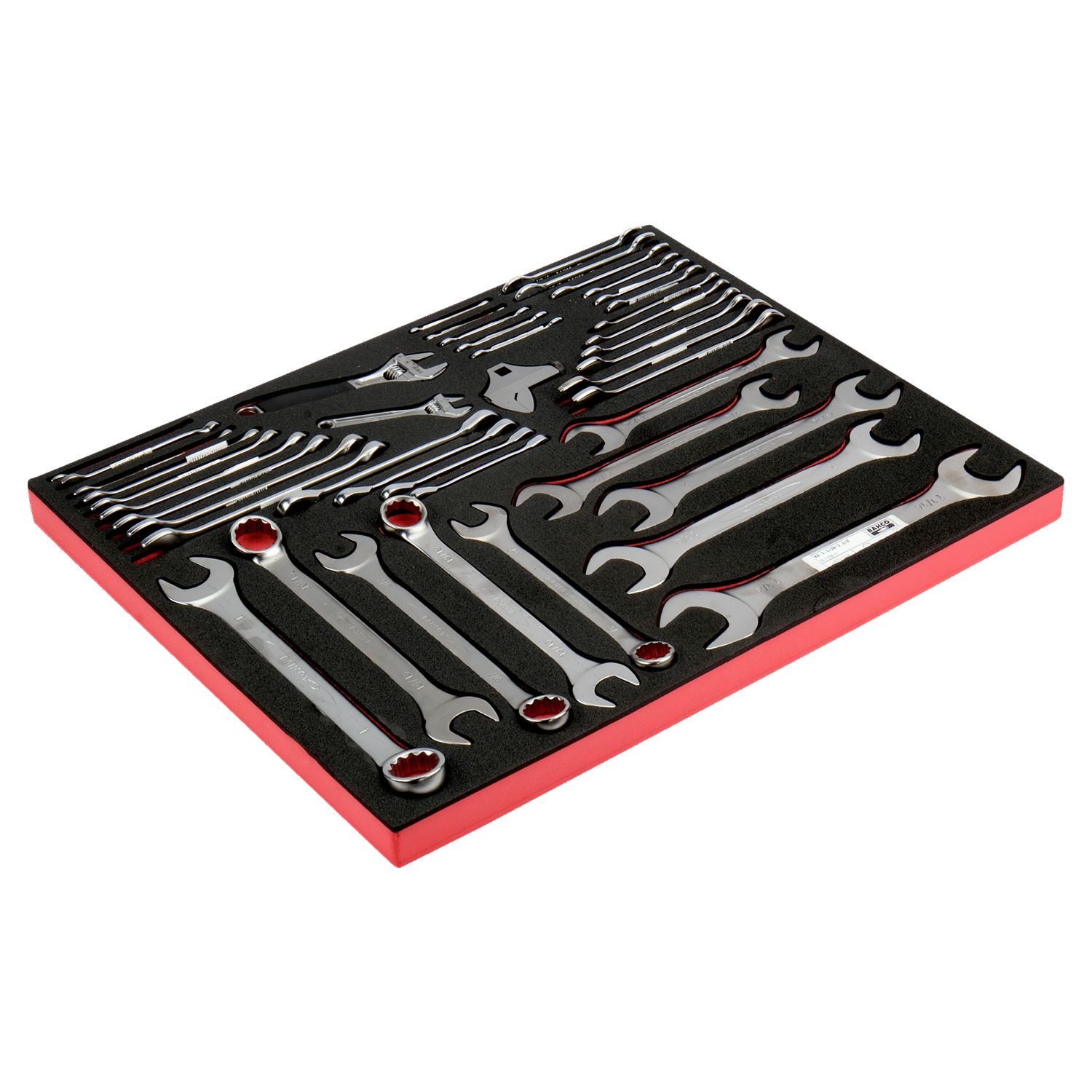 BAHCO FF1A14 Fit&Go 3/3 Foam Inlay Double Open Ended Wrench Set - Premium Double Open Ended Wrench Set from BAHCO - Shop now at Yew Aik.