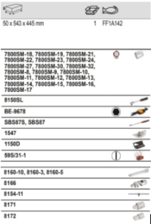 BAHCO FF1A142 Fit&Go 3/3 Foam Wrench and Screwdriver Bit Set 71Pc - Premium Wrench and Screwdriver Bit Set from BAHCO - Shop now at Yew Aik.