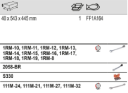 BAHCO FF1A164 Fit&Go 3/3 Foam Inlay 1/4” & 1/2” Socket Set - Premium Socket Set from BAHCO - Shop now at Yew Aik.