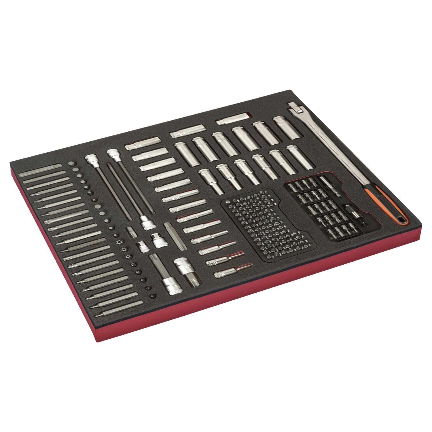 BAHCO FF1A165 Fit&Go 3/3 Foam Wrench and Screwdriver Bit Set - Premium Wrench and Screwdriver Bit Set from BAHCO - Shop now at Yew Aik.