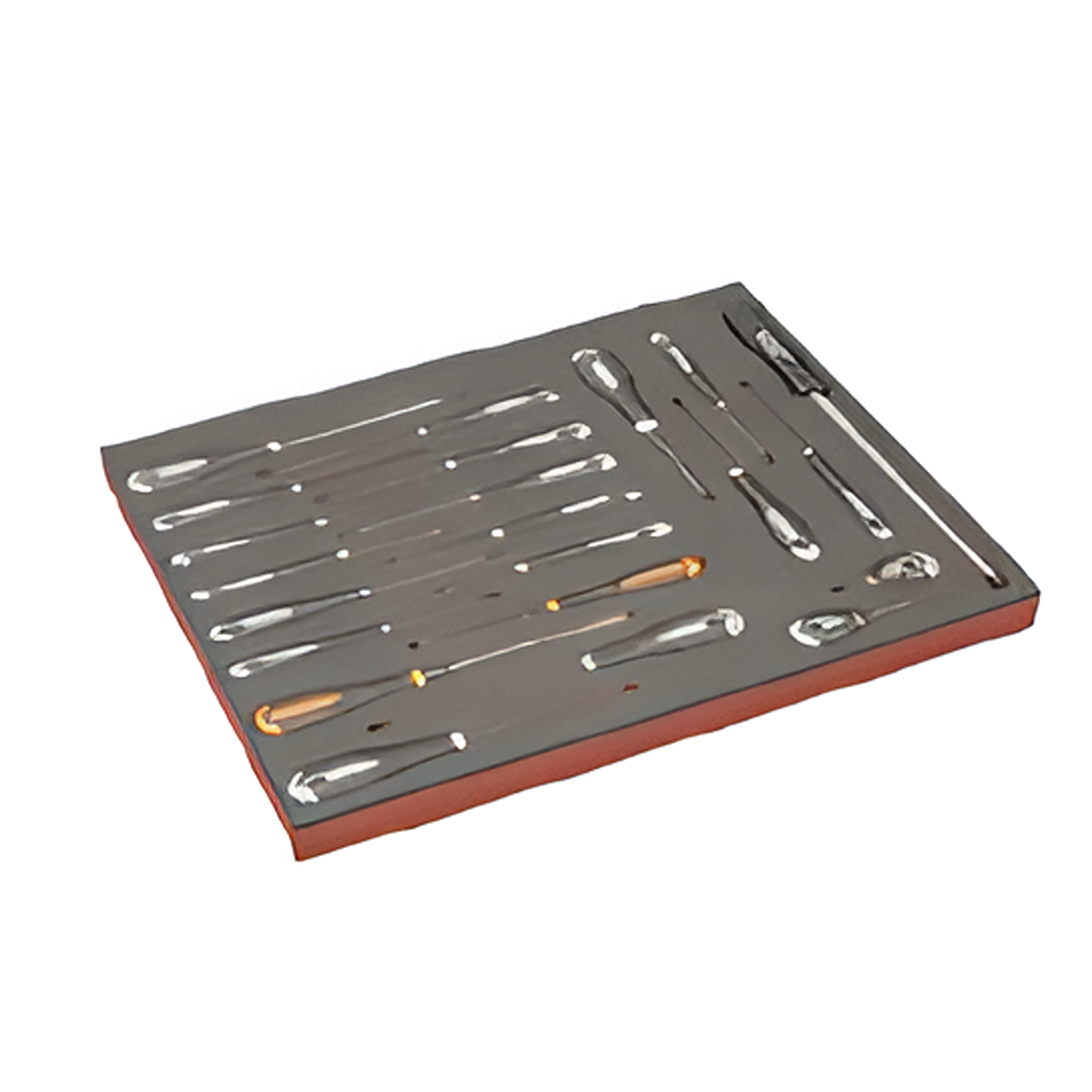 BAHCO FF1A166 Fit&Go 3/3 Foam Inlay ERGO™ Screwdrivers Set - Premium Screwdrivers Set from BAHCO - Shop now at Yew Aik.