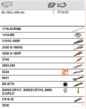 BAHCO FF1A167 Fit&Go 3/3 Foam Inlay Pliers and Picking - 23 pcs - Premium Pliers from BAHCO - Shop now at Yew Aik.