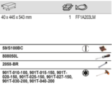 BAHCO FF1A203LM Fit&Go3/3Foam Screwdriver and Screwdriver Bit Set - Premium Screwdriver and Screwdriver Bit Set from BAHCO - Shop now at Yew Aik.