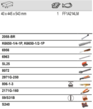 BAHCO FF1A214LM Fit&Go 3/3 Foam Laser Marked Inlay & Socket Set - Premium Socket Set from BAHCO - Shop now at Yew Aik.