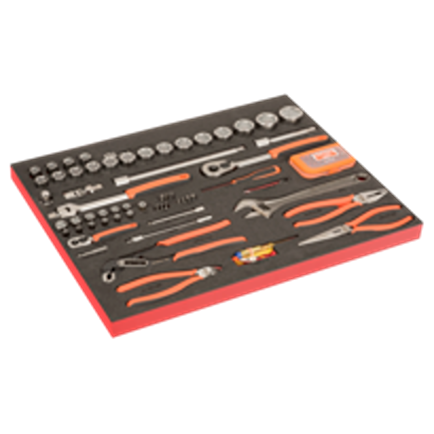 BAHCO FF1A214LM Fit&Go 3/3 Foam Laser Marked Inlay & Socket Set - Premium Socket Set from BAHCO - Shop now at Yew Aik.
