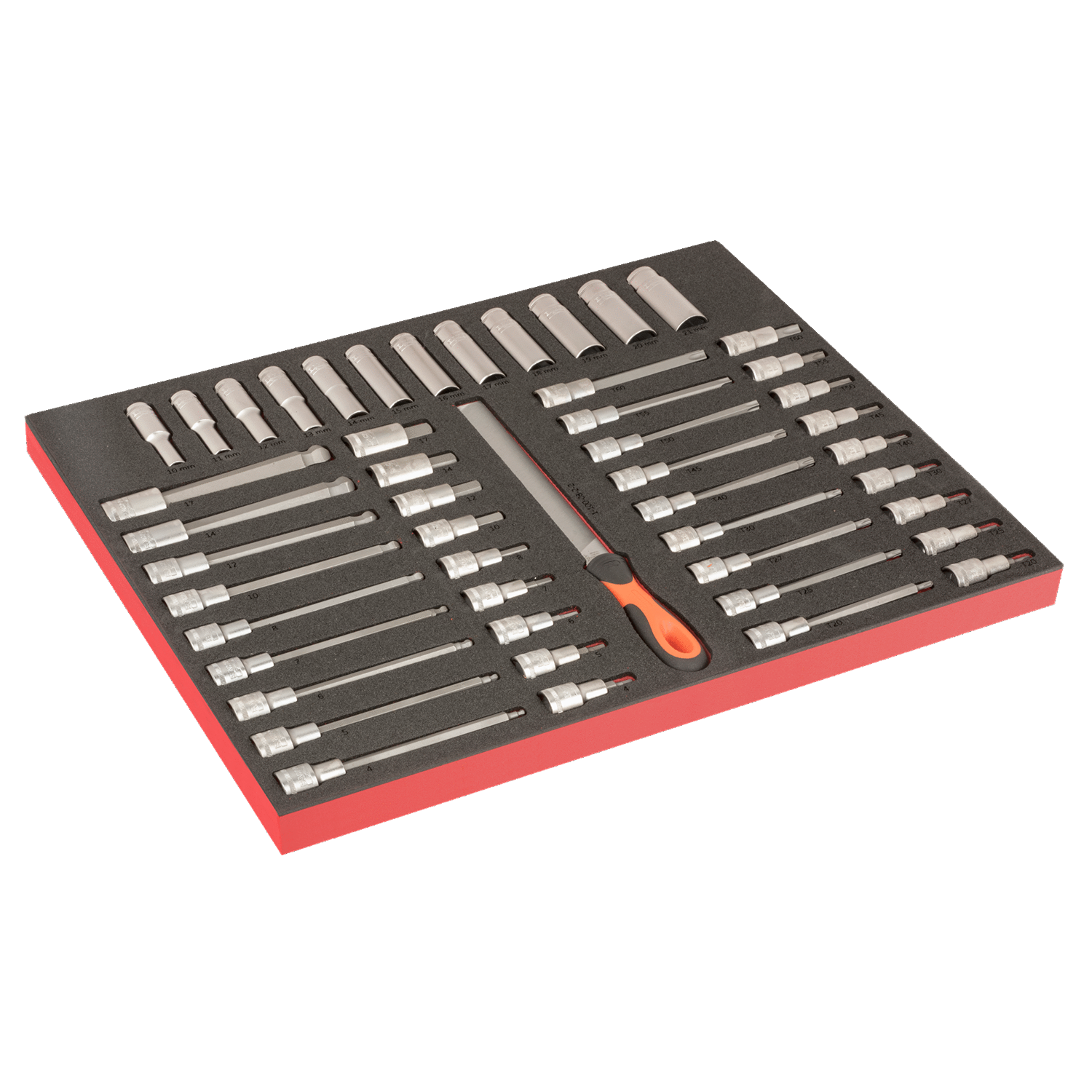 BAHCO FF1A219LM Fit&Go 3/3 Foam Socket and Screwdriver Bit Set - Premium Socket and Screwdriver Bit Set from BAHCO - Shop now at Yew Aik.