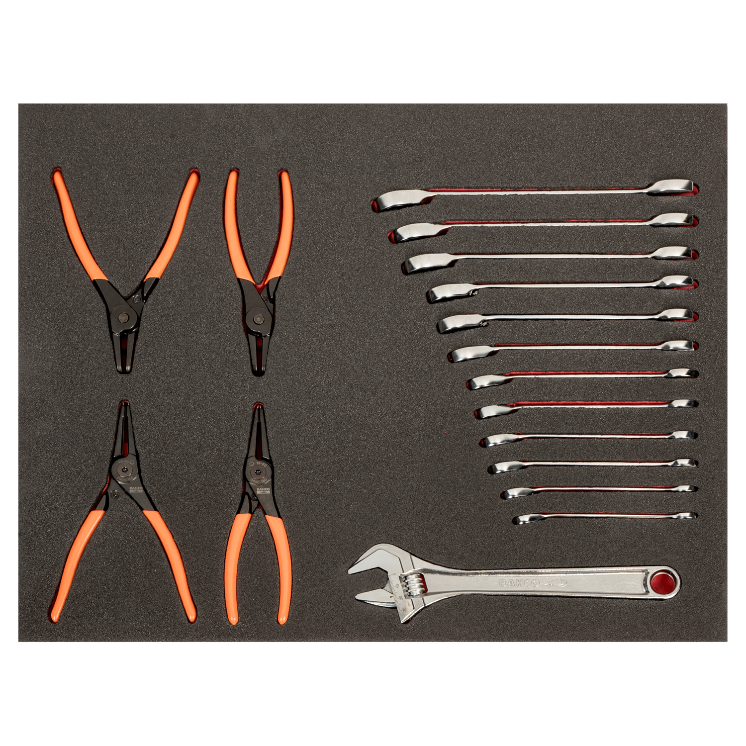 BAHCO FF1A230 425 Fit&Go 3/3 Foam Inlay Circlip Pliers & Spanners - Premium Circlip Pliers & Spanners from BAHCO - Shop now at Yew Aik.