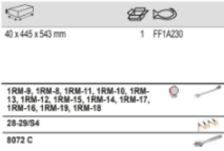 BAHCO FF1A230 425 Fit&Go 3/3 Foam Inlay Circlip Pliers & Spanners - Premium Circlip Pliers & Spanners from BAHCO - Shop now at Yew Aik.