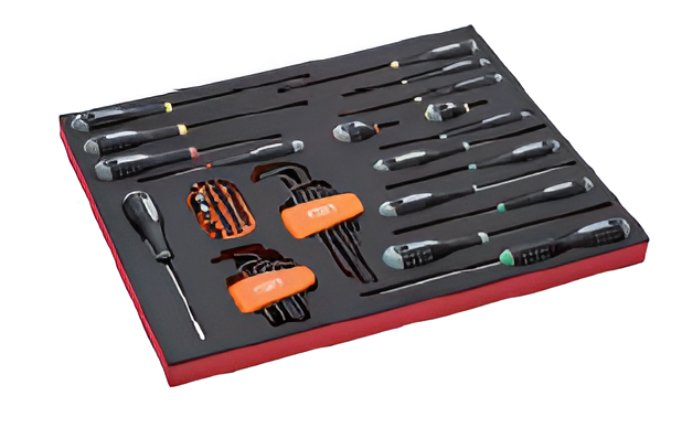 BAHCO FF1A27 Fit&Go 3/3 Foam L-Key/ Screwdriver Bit Set 50 Pcs - Premium Screwdriver Bit Set from BAHCO - Shop now at Yew Aik.