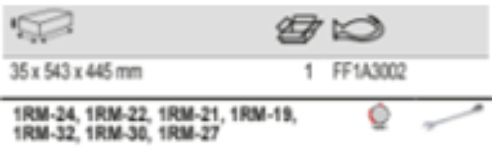 BAHCO FF1A3002 Fit&Go 3/3 Foam Combination Ratcheting Wrench Set - Premium Combination Ratcheting Wrench Set from BAHCO - Shop now at Yew Aik.