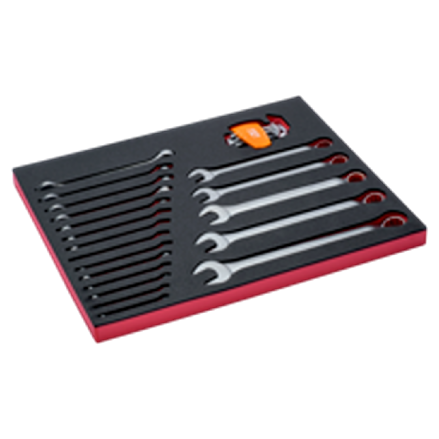 BAHCO FF1A3003 Fit&Go 3/3Foam Inlay Offset Combination Wrench Set - Premium Offset Combination Wrench Set from BAHCO - Shop now at Yew Aik.