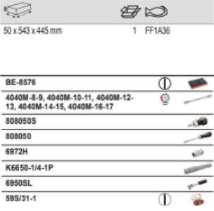 BAHCO FF1A36 Fit&Go 3/3 Foam Inlay Screwdriver/Socket Set-89 Pcs - Premium Socket Set from BAHCO - Shop now at Yew Aik.